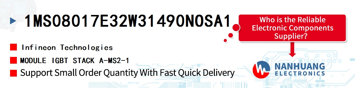 1MS08017E32W31490NOSA1 Infineon MODULE IGBT STACK A-MS2-1