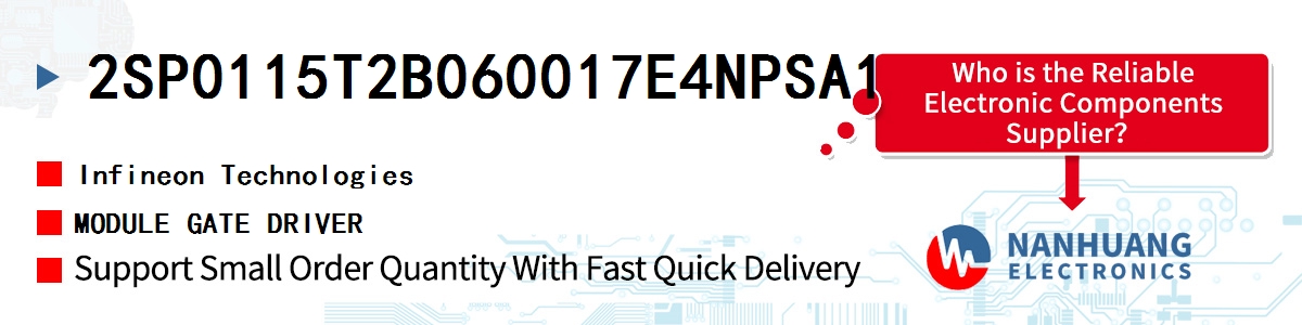 2SP0115T2B060017E4NPSA1 Infineon MODULE GATE DRIVER