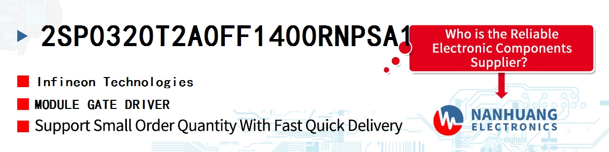 2SP0320T2A0FF1400RNPSA1 Infineon MODULE GATE DRIVER