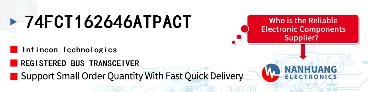 74FCT162646ATPACT Infineon REGISTERED BUS TRANSCEIVER