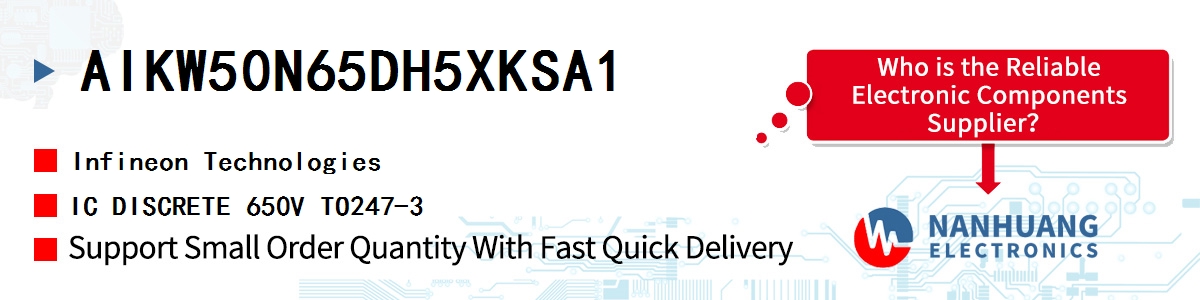 AIKW50N65DH5XKSA1 Infineon IC DISCRETE 650V TO247-3