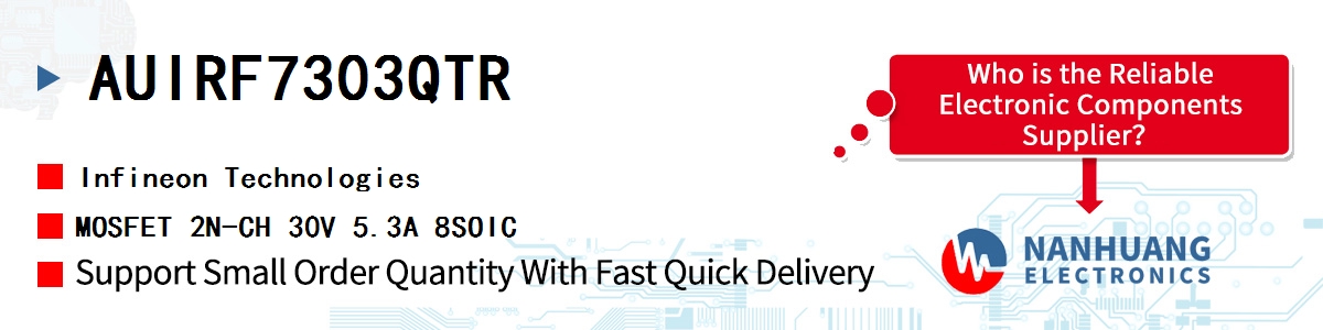AUIRF7303QTR Infineon MOSFET 2N-CH 30V 5.3A 8SOIC