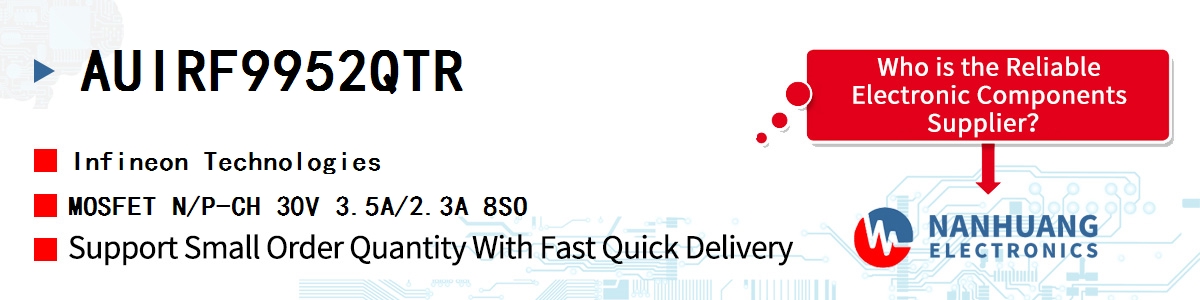 AUIRF9952QTR Infineon MOSFET N/P-CH 30V 3.5A/2.3A 8SO