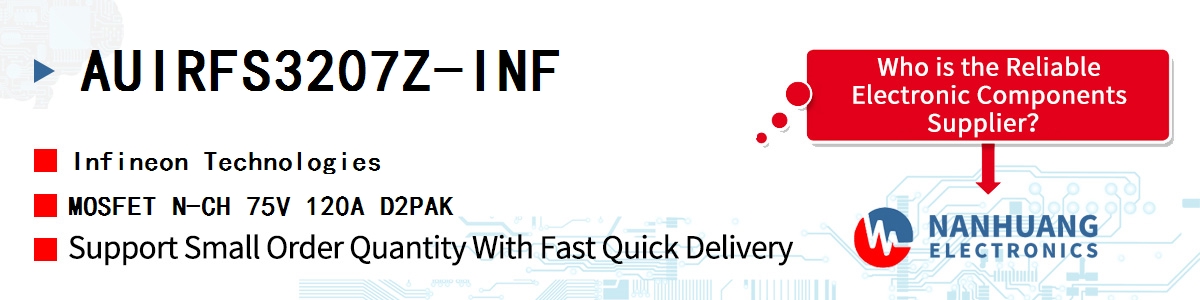 AUIRFS3207Z-INF Infineon MOSFET N-CH 75V 120A D2PAK