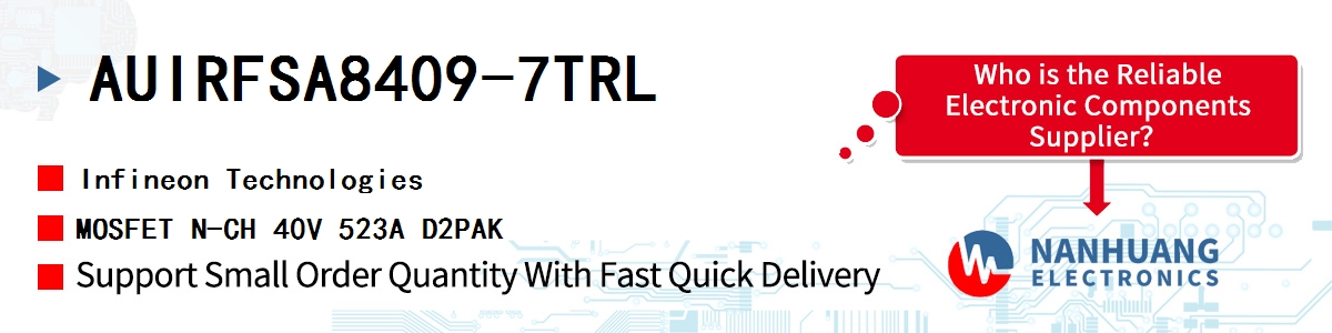 AUIRFSA8409-7TRL Infineon MOSFET N-CH 40V 523A D2PAK