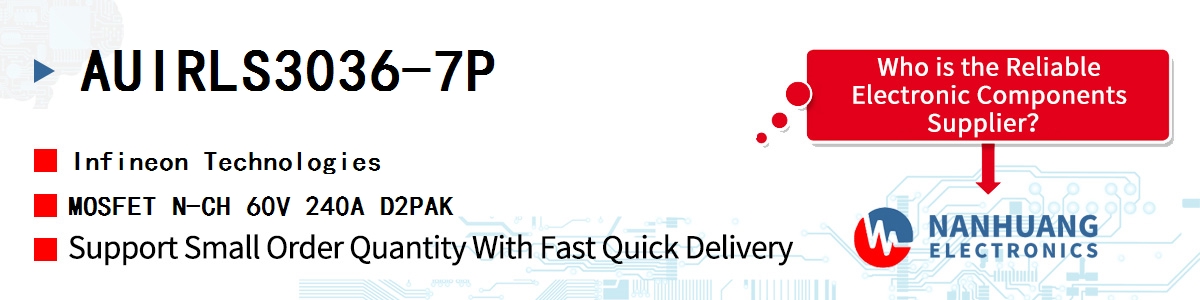 AUIRLS3036-7P Infineon MOSFET N-CH 60V 240A D2PAK