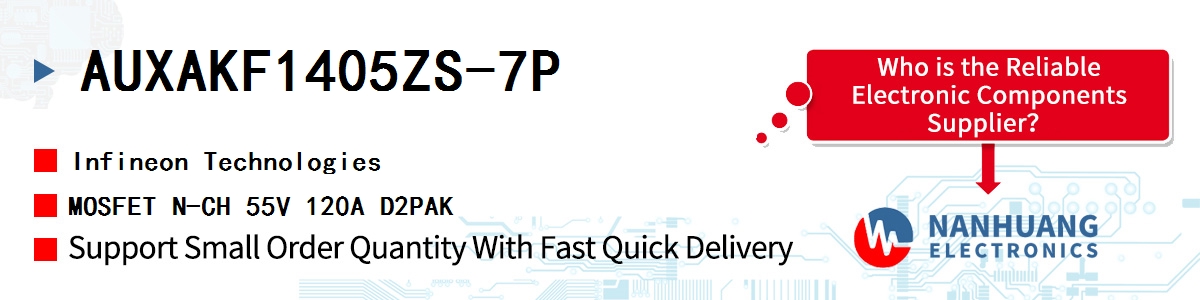 AUXAKF1405ZS-7P Infineon MOSFET N-CH 55V 120A D2PAK