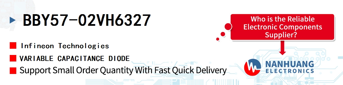 BBY57-02VH6327 Infineon VARIABLE CAPACITANCE DIODE