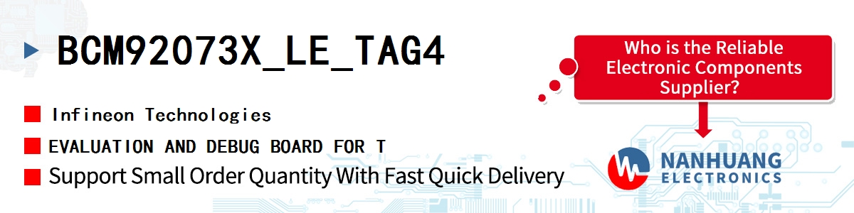 BCM92073X_LE_TAG4 Infineon EVALUATION AND DEBUG BOARD FOR T