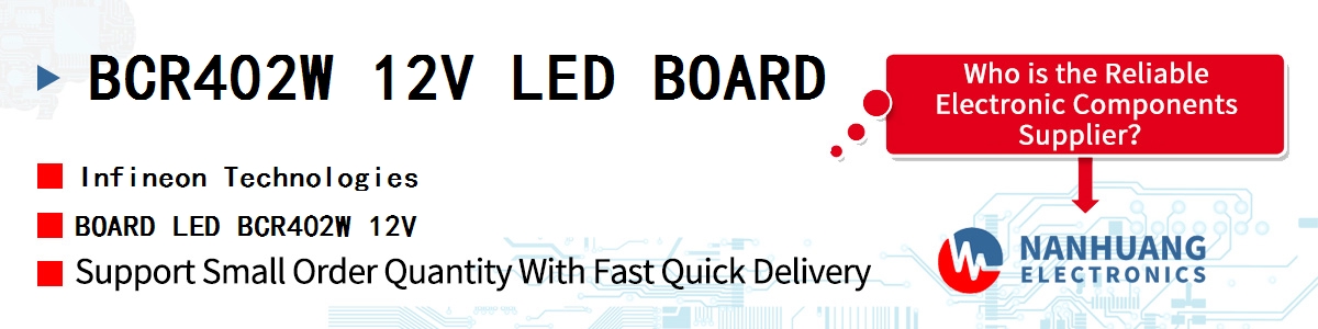 BCR402W 12V LED BOARD Infineon BOARD LED BCR402W 12V