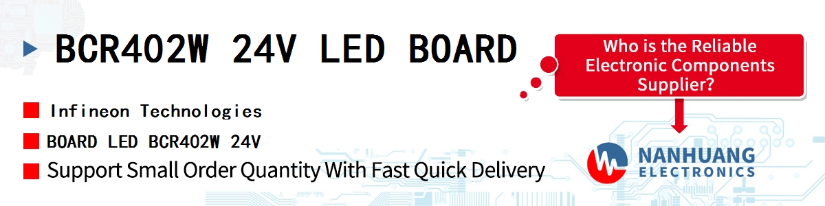 BCR402W 24V LED BOARD Infineon BOARD LED BCR402W 24V