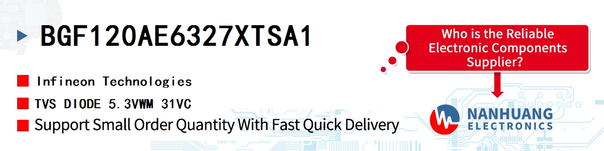 BGF120AE6327XTSA1 Infineon TVS DIODE 5.3VWM 31VC