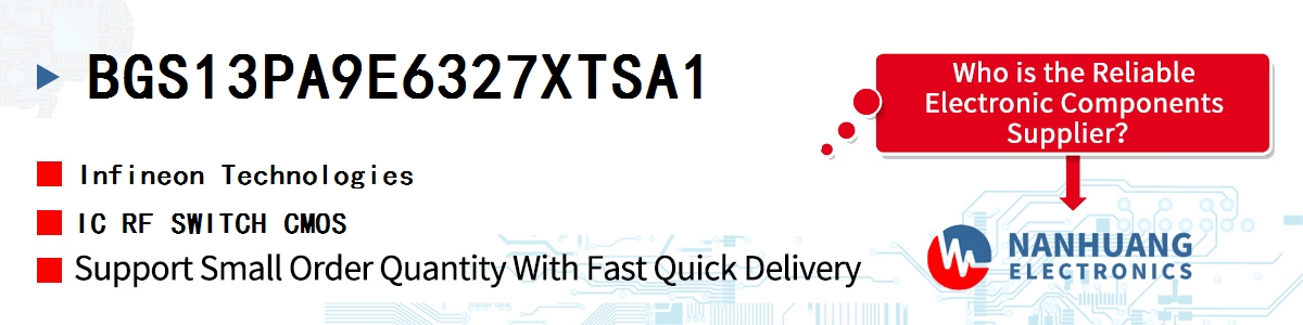 BGS13PA9E6327XTSA1 Infineon IC RF SWITCH CMOS