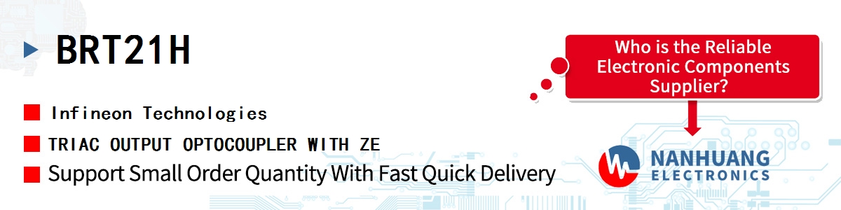 BRT21H Infineon TRIAC OUTPUT OPTOCOUPLER WITH ZE