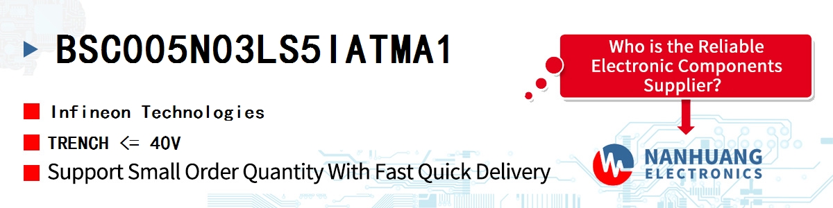 BSC005N03LS5IATMA1 Infineon TRENCH <= 40V