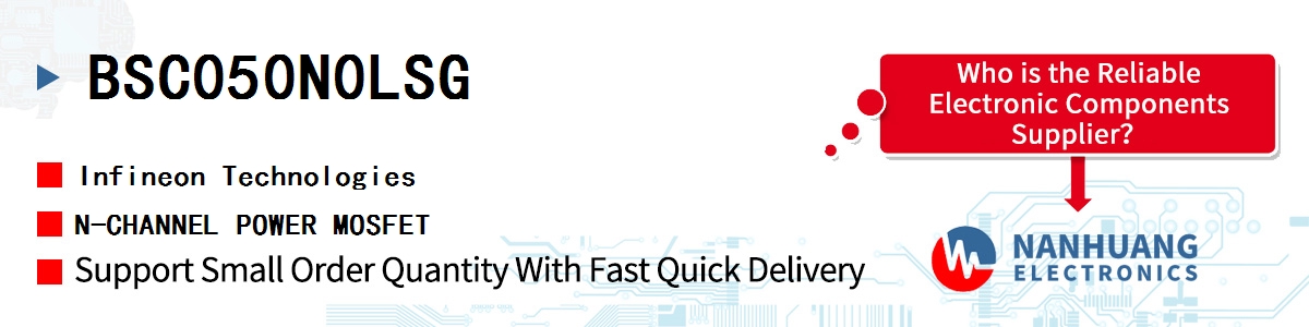 BSC050N0LSG Infineon N-CHANNEL POWER MOSFET
