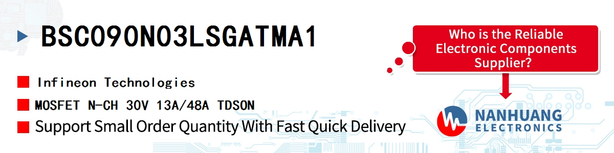 BSC090N03LSGATMA1 Infineon MOSFET N-CH 30V 13A/48A TDSON