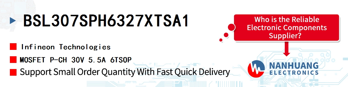 BSL307SPH6327XTSA1 Infineon MOSFET P-CH 30V 5.5A 6TSOP