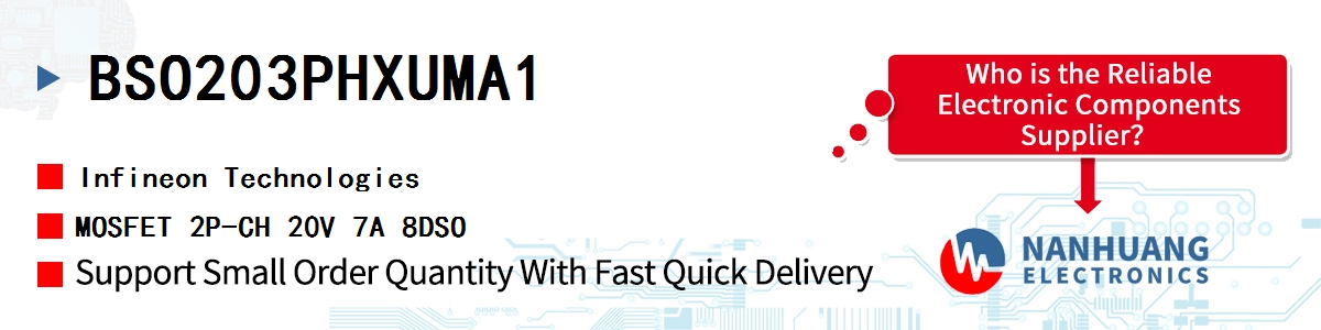 BSO203PHXUMA1 Infineon MOSFET 2P-CH 20V 7A 8DSO