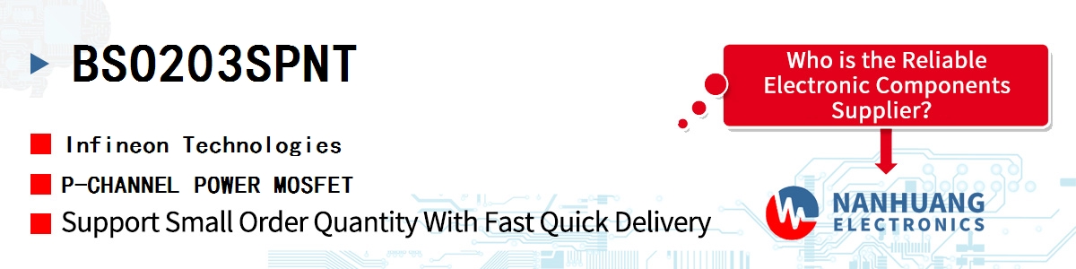 BSO203SPNT Infineon P-CHANNEL POWER MOSFET