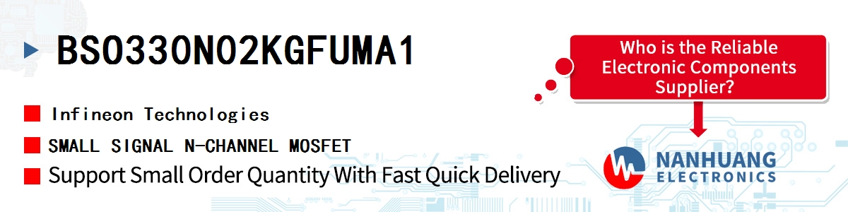 BSO330N02KGFUMA1 Infineon SMALL SIGNAL N-CHANNEL MOSFET