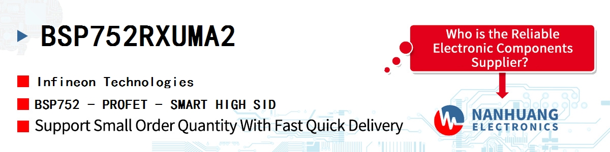 BSP752RXUMA2 Infineon BSP752 - PROFET - SMART HIGH SID