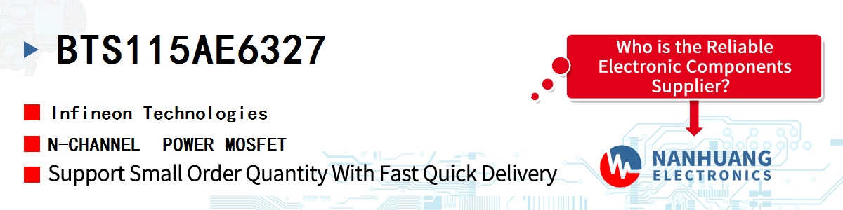 BTS115AE6327 Infineon N-CHANNEL  POWER MOSFET