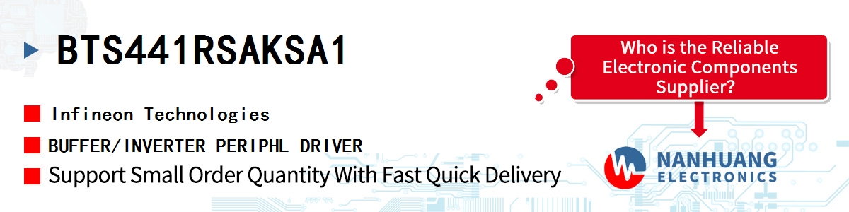 BTS441RSAKSA1 Infineon BUFFER/INVERTER PERIPHL DRIVER