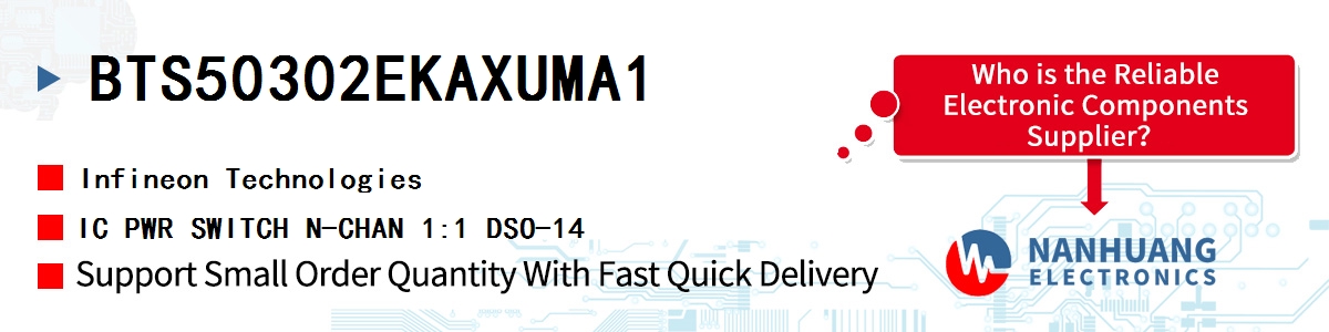 BTS50302EKAXUMA1 Infineon IC PWR SWITCH N-CHAN 1:1 DSO-14