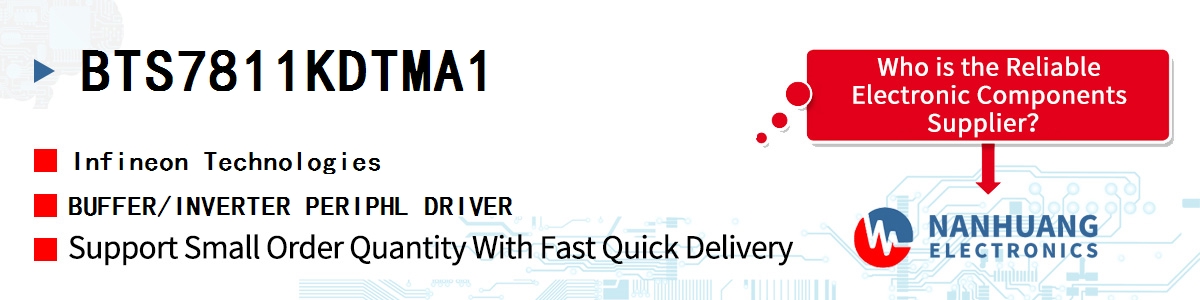 BTS7811KDTMA1 Infineon BUFFER/INVERTER PERIPHL DRIVER