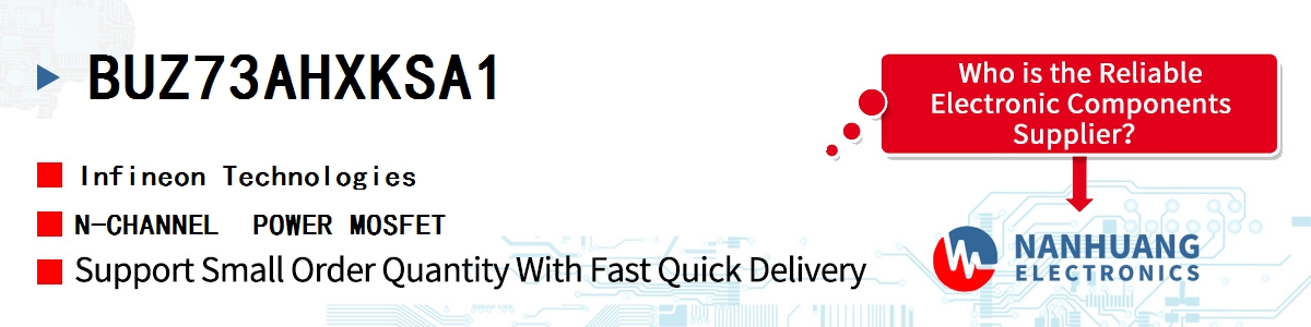 BUZ73AHXKSA1 Infineon N-CHANNEL  POWER MOSFET