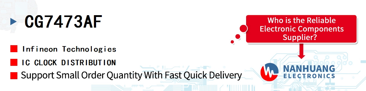 CG7473AF Infineon IC CLOCK DISTRIBUTION