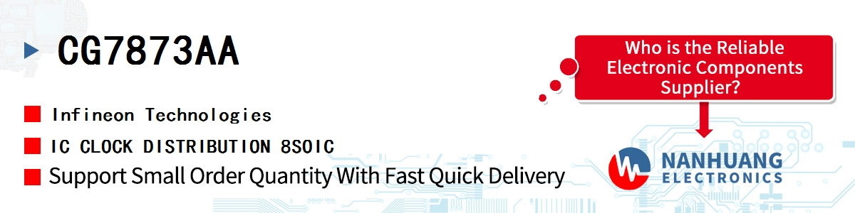 CG7873AA Infineon IC CLOCK DISTRIBUTION 8SOIC