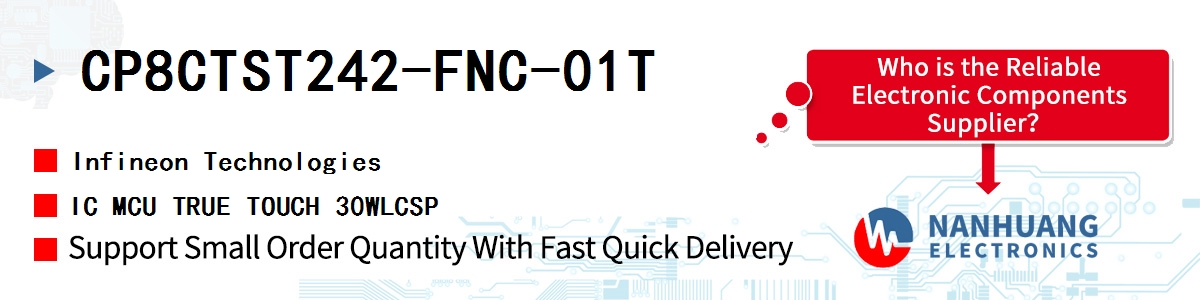 CP8CTST242-FNC-01T Infineon IC MCU TRUE TOUCH 30WLCSP