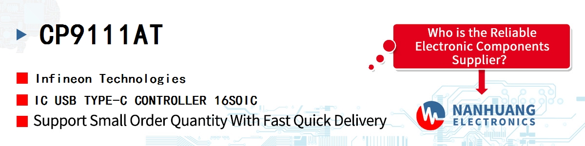 CP9111AT Infineon IC USB TYPE-C CONTROLLER 16SOIC