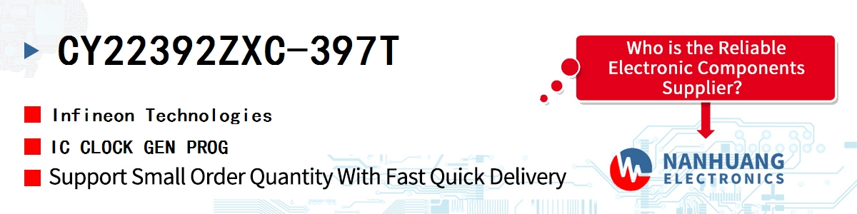 CY22392ZXC-397T Infineon IC CLOCK GEN PROG