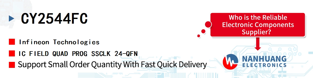 CY2544FC Infineon IC FIELD QUAD PROG SSCLK 24-QFN