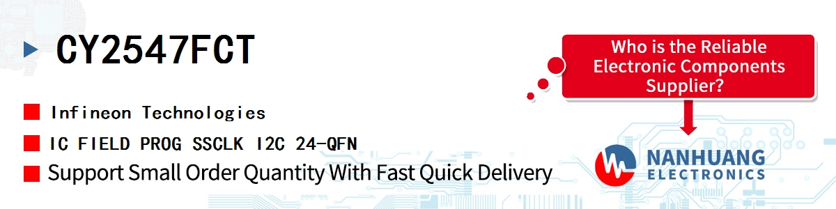 CY2547FCT Infineon IC FIELD PROG SSCLK I2C 24-QFN