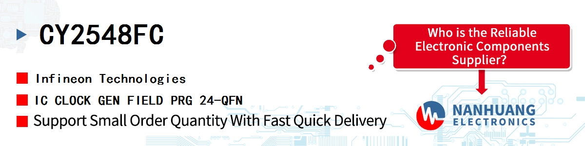 CY2548FC Infineon IC CLOCK GEN FIELD PRG 24-QFN