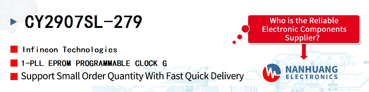 CY2907SL-279 Infineon 1-PLL EPROM PROGRAMMABLE CLOCK G