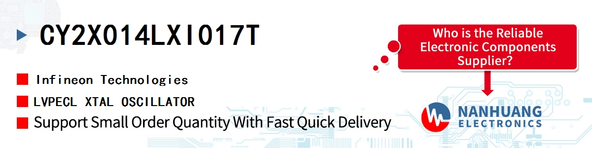 CY2X014LXI017T Infineon LVPECL XTAL OSCILLATOR