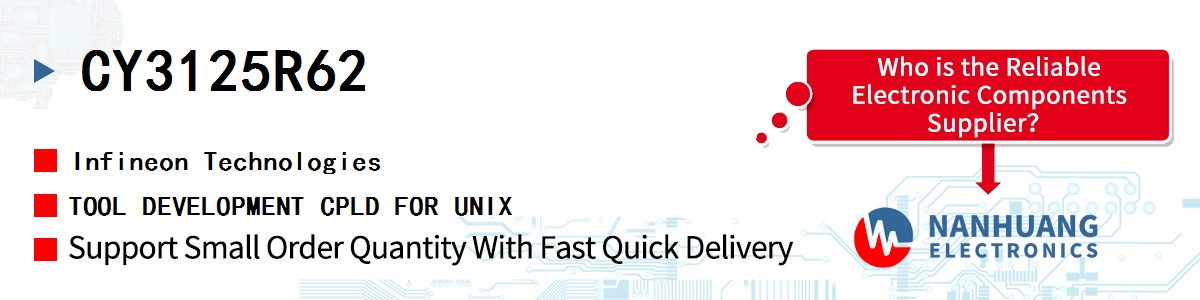 CY3125R62 Infineon TOOL DEVELOPMENT CPLD FOR UNIX