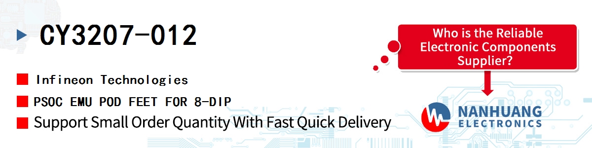 CY3207-012 Infineon PSOC EMU POD FEET FOR 8-DIP