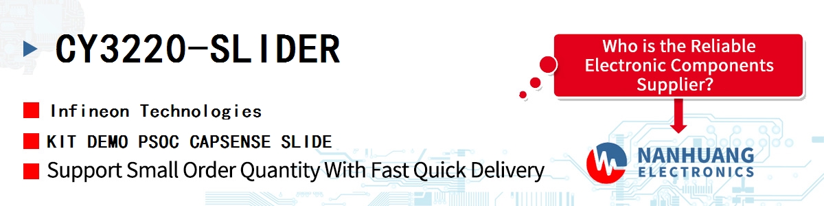 CY3220-SLIDER Infineon KIT DEMO PSOC CAPSENSE SLIDE