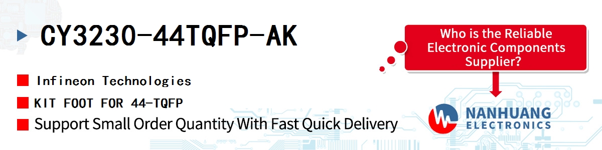 CY3230-44TQFP-AK Infineon KIT FOOT FOR 44-TQFP