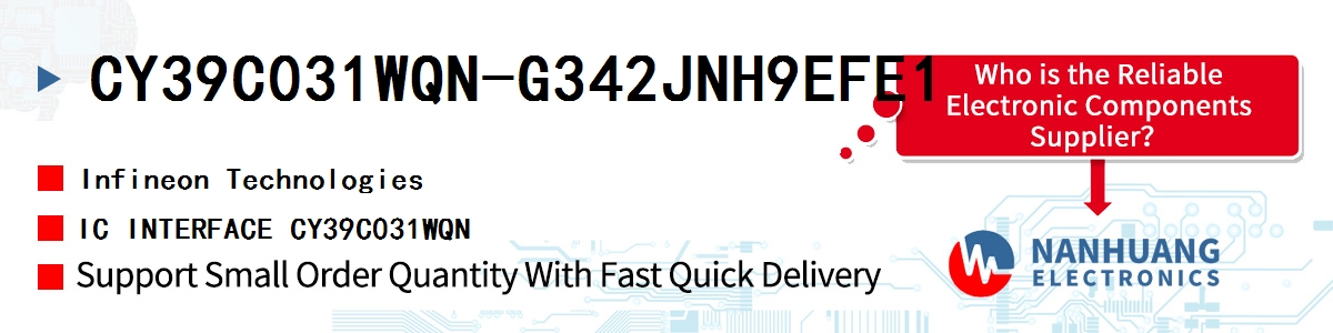 CY39C031WQN-G342JNH9EFE1 Infineon IC INTERFACE CY39C031WQN