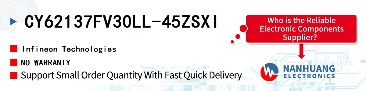 CY62137FV30LL-45ZSXI Infineon NO WARRANTY