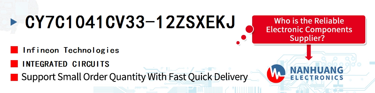 CY7C1041CV33-12ZSXEKJ Infineon INTEGRATED CIRCUITS