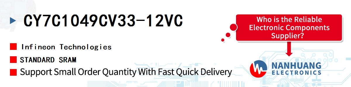 CY7C1049CV33-12VC Infineon STANDARD SRAM