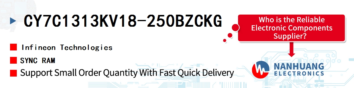 CY7C1313KV18-250BZCKG Infineon SYNC RAM